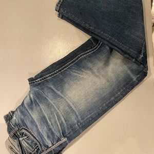 Nice Used Men's Buckle Black 31x32 Bootleg Jeans